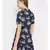 Navy Chunky Printed Women's Tunic