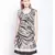 Abstract Print Women's Cotton Beachwear Dress