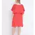 Shapple red  laced up women nightwear dress