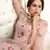 Pink embroidered net semi stitched wedding lehenga