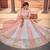 Light-pink embroidered georgette semi stitched lehenga