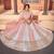 Light-pink embroidered georgette semi stitched lehenga