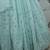 Sky-blue embroidered georgette semi stitched lehenga