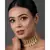 Ivory beaded Handcrafted Kundan Choker