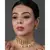Ivory beaded Handcrafted Kundan Choker with earrings