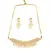 Ivory beaded Handcrafted Kundan Choker with earrings