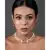 White Gold tone Kundan onyx Choker necklace with earrings