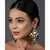 Handcrafted Emerald ruby Gold Tone Kundan Earrings