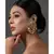 Gold Tone Kundan Inspired Earrings