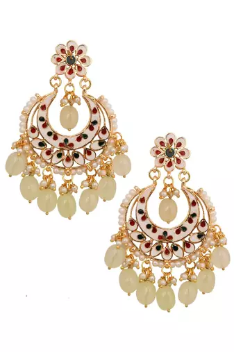 Handcrafted Kundan Inspired Chandbali