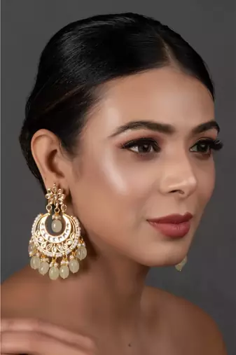 Handcrafted Kundan Inspired Chandbali