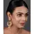 Pearl beaded Kundan Inspired drop earrings