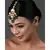 Emerald beaded Kundan inspired Mang Tikka