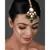 Emerald beaded Kundan inspired Mang Tikka
