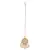 Gold Tone Kundan Maang Tikka with Pearls