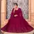 Dark-pink embroidered georgette semi stitched lehenga