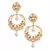 Pearl beaded Kundan Inspired Mang Tika with Chandbali