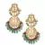 Handcrafted Kundan inspired earrings