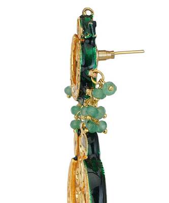 Handcrafted Kundan Inspired Earrings 4