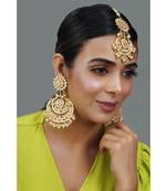 Kundan Inspired Chandbali & Mang Tika Set