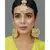 Kundan inspired Chandbali & Mang tika set