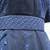 Navy-blue embroidered georgette semi stitched lehenga