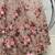 Pink embroidered net semi stitched wedding lehenga