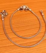 Silver anklets
