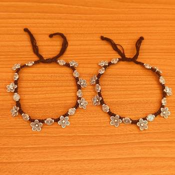 Silver anklets 1