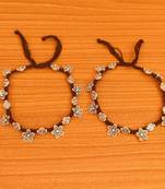 Silver anklets