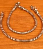 Silver anklets