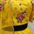 Yellow embroidered net semi stitched ceremonial lehenga