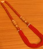 Orange necklaces