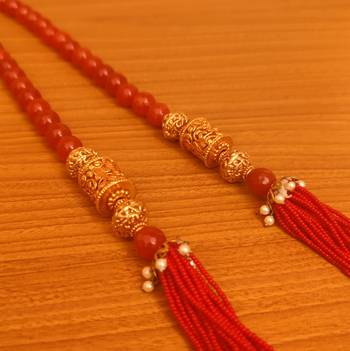 Orange necklaces 2