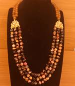 Brown necklaces