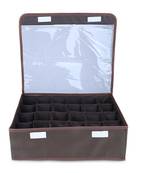 NFI essentials Foldable Cloth Standard Storage Box Cube Basket Bins