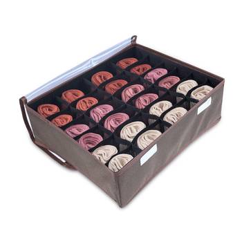 NFI essentials Foldable Cloth Standard Storage Box Cube Basket Bins 2