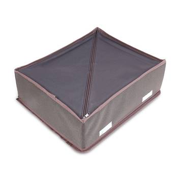 NFI essentials Foldable Cloth Standard Storage Box Cube Basket Bins 3
