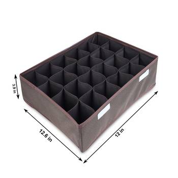 NFI essentials Foldable Cloth Standard Storage Box Cube Basket Bins 5