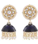 Blue crystal earrings