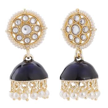 Blue crystal earrings 3
