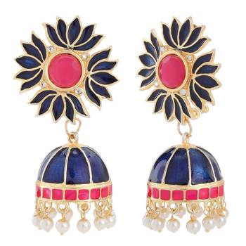 Multicolor crystal earrings 3
