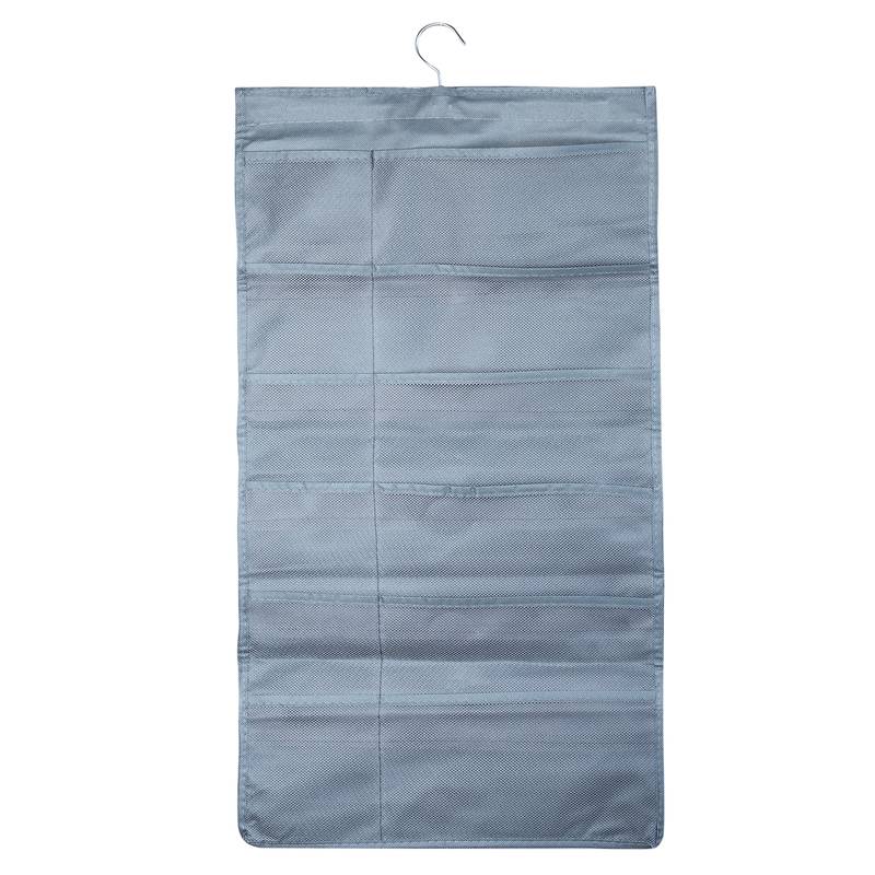 NFI essentials   Double Sided 30 Pockets Clear Hanging Bag for Storage Organizer