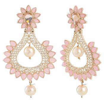 Brown crystal earrings 3