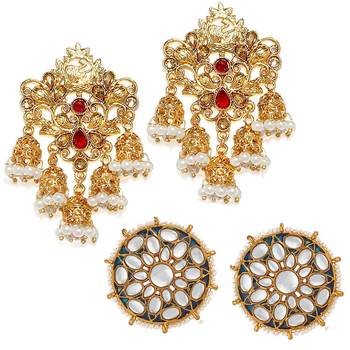 Blue crystal earrings 1