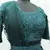 Green embroidered georgette semi stitched lehenga