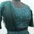 Green embroidered georgette semi stitched lehenga