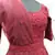 Maroon embroidered georgette semi stitched lehenga