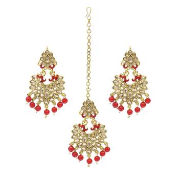 Red crystal necklace-sets 3