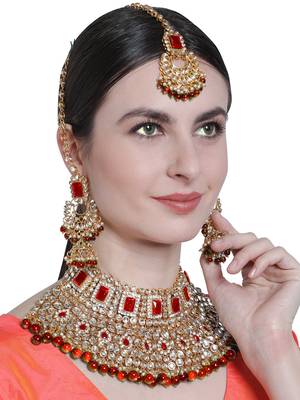 Red crystal necklace-sets 2